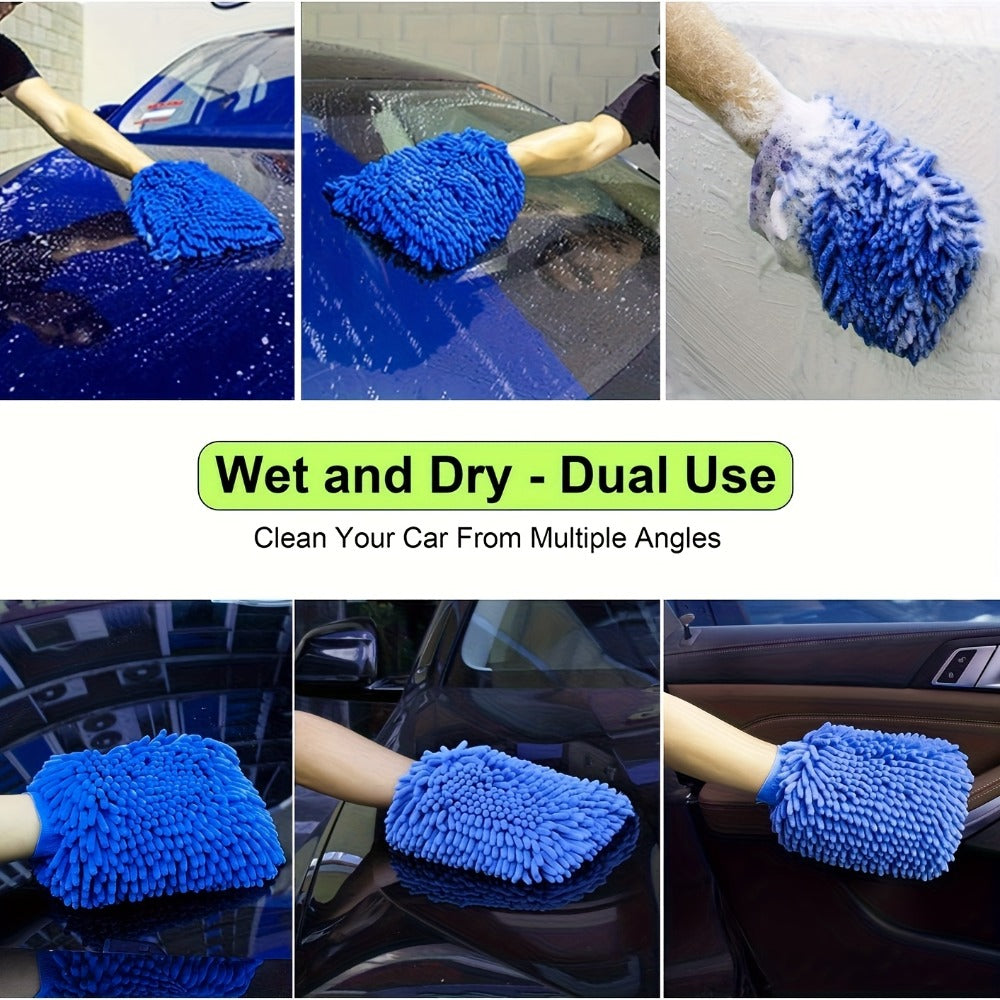 26-Piece Car Detailing Kit – Complete Car Cleaning Brush Set with Drill Brushes, Wheel Brush, Wash Mitt, Cleaning Gel & Squeegee for Interior, Exterior & Wheels