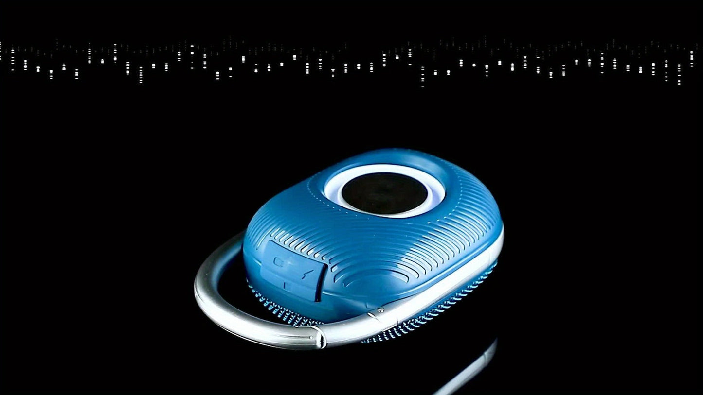 Portable Bluetooth Speaker Mini with 0.5W-2.5W Stereo, LED Lights, TF Card and Integrated Latch