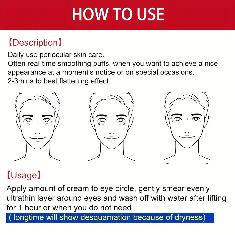 Funmery Eye Cream Pen with Narrow Precision Pump in a Blue-and-White Cosmetic Tube Dispenser Design