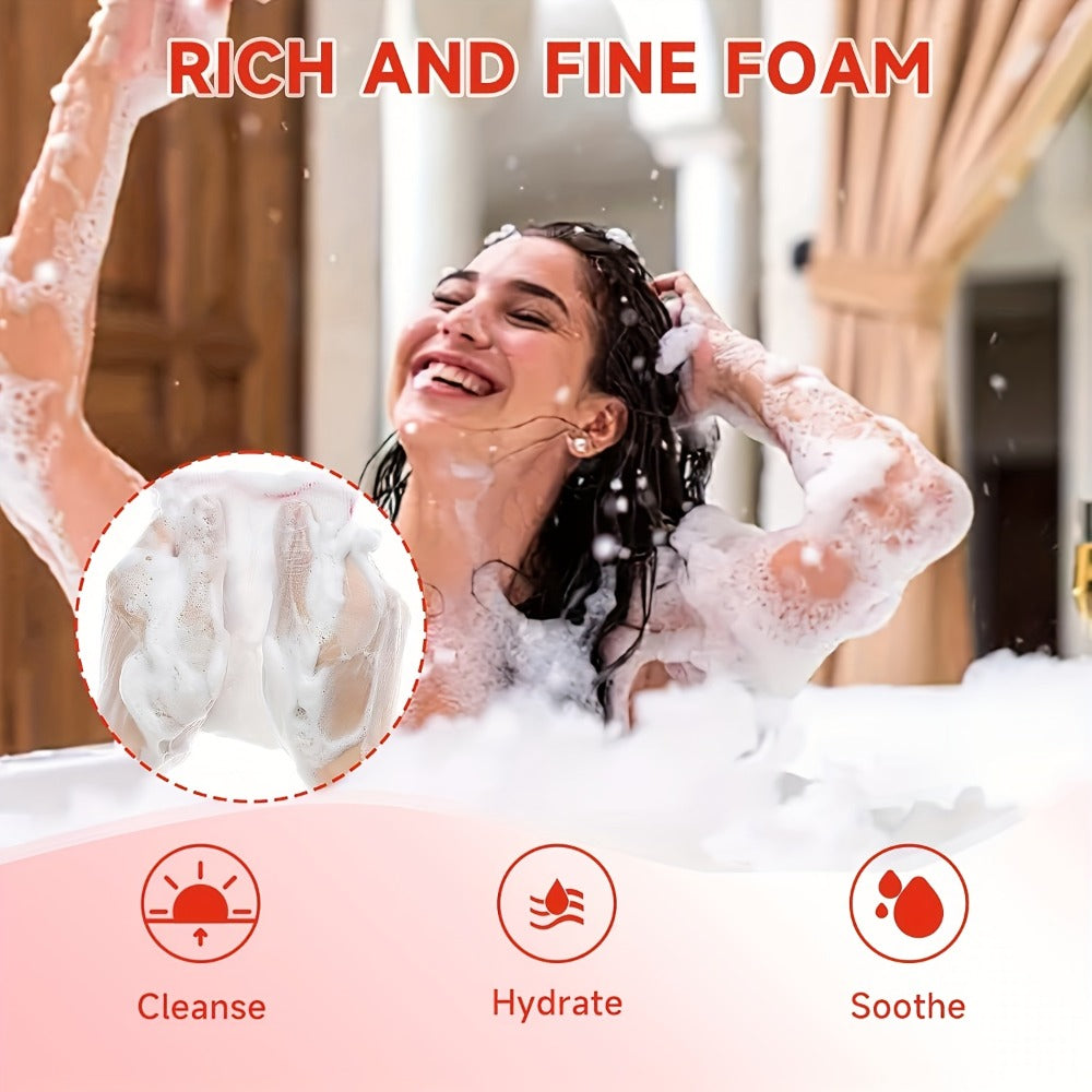Strawberry Yoni Bath Set 4pcs for Women – Scented Yoni Oil & Soap Feminine Hygiene Kit pH Balance Odor Control Moisturizing Intimate Care Gift Set