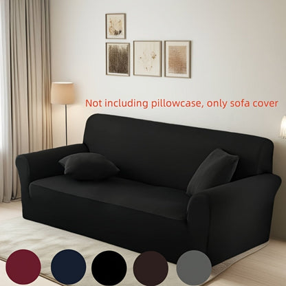 Sofa Cover Elastic Anti-Slip Stretch Slipcover for 1, 2, 3 or 4-Seater Sofas in Seven Solid Colors