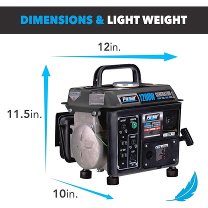 Portable Generator Gas Powered | Camping Emergency Tailgating Outdoor