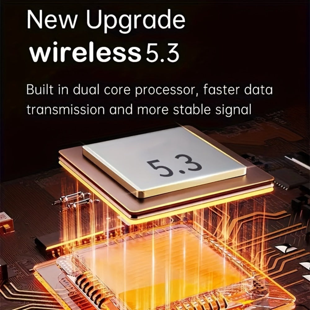 Flexible-Neck Car FM Transmitter with Color Display, USB-C and USB-A Ports, AUX Input and Call Controls