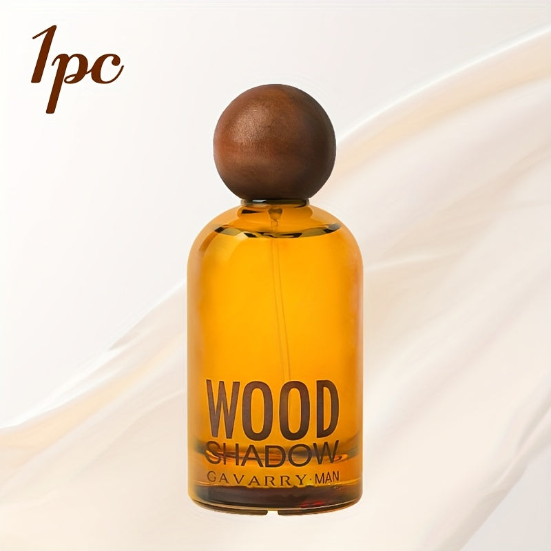 Perfume for Men Wooden-Bottle Spray with a Documented Woody Sandalwood Profile and Two Options