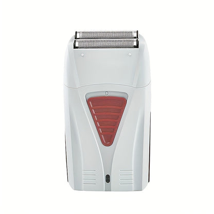 Electric Shaver Dual-Head Razor with Stainless Steel Blades, USB Charging and 60+ Minute Wet/Dry Runtime