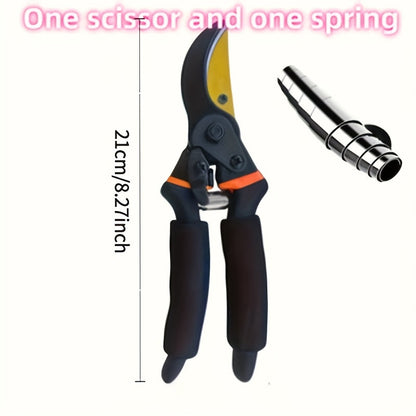 Pruning Shears Set | Heavy Duty Garden Scissors Spring Flower Branch
