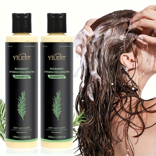 Rosemary Shampoo for Hair Growth & Volume — Enriched with Rosemary Extract, Amino Acids & Plant Squalane | Strengthening, Moisturizing & Scalp Stimulating | All Hair Types | Available in 3 & 4-Pack