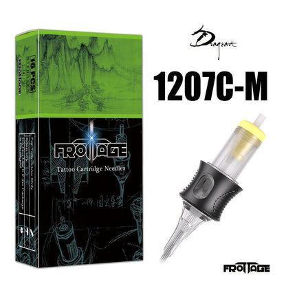 Tattoo Needle Cartridge Set 26 Sizes Integrated High Transparency Tips Round Liner Shader Curved Magnum M1 RL RS CM Disposable for Professional Artists & Beginners