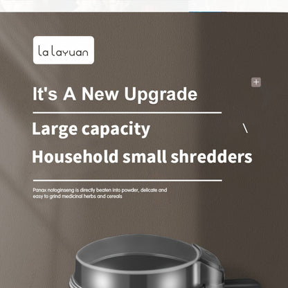 Electric Coffee Grinder with Stainless Blade, Press-Button Control and Stainless Steel or Silver Finish