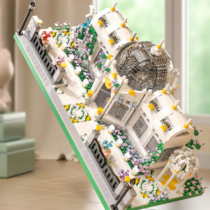 Garden Plaza Micro-Landscape Building Block Set 6700pcs for Adults 14+ – Advanced Architecture Model Construction Kit Collector Display Piece Home Decor Birthday Christmas Halloween Gift Box or No Box