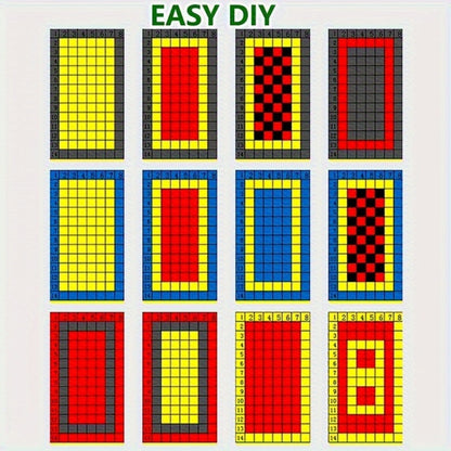 Garage Floor Tiles 25Pcs – Interlocking Plastic Mesh Spliced Floor Mats for Car Wash Auto Detailing Garage Flooring, 5 Colors Available