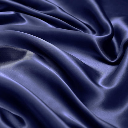 Bed Sheet Set 4-Piece Satin with 35–39 cm Deep Pocket, Machine-Washable Care and Seven Colors