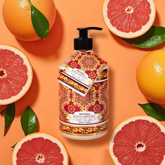 Liquid Hand Soap with Floral Press Bottle – 21.3 fl oz, Moisturizing Scented Hand Wash in Lavender, Grapefruit, Jasmine, Coconut Shea & More