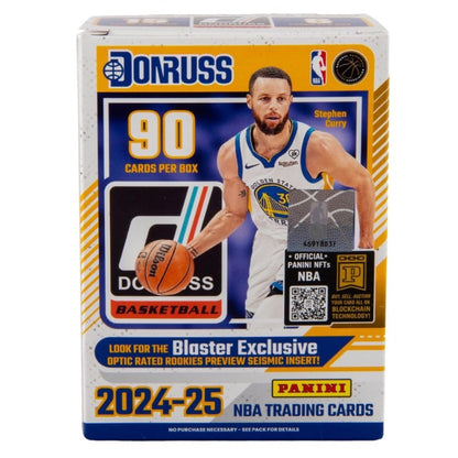Sports Trading Cards, 2024-25 Panini Donruss NBA Blaster Box with 90 Cards and 25 Toploaders