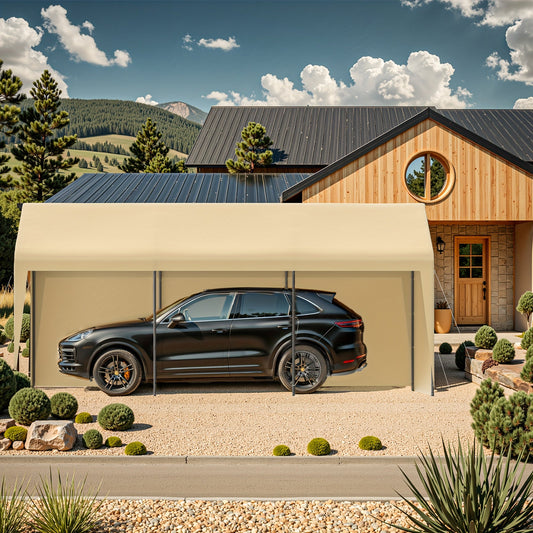 Carport Canopy 10x20 Heavy Duty Portable Garage UV Protection