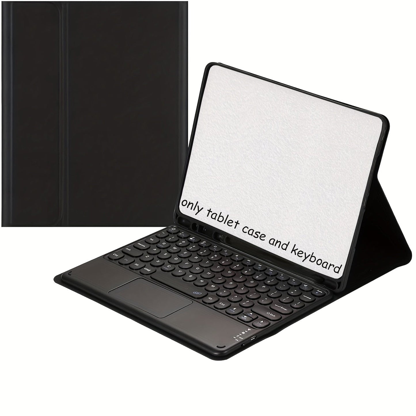 Detachable Touchpad Keyboard Folio for Samsung Galaxy Tab S9 FE/S9/S8/S7 or A9+ in Four Color Mappings