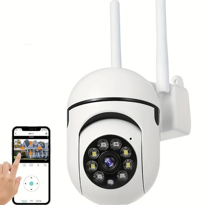 Security Camera 1080P Four-Pack with Dual-Band WiFi, 360 PTZ, Color Night Vision, Two-Way Audio and IP54