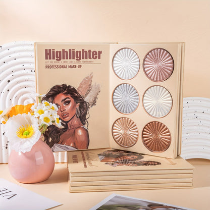 Eyeshadow Palette URATM Beauty 43-Color Book-Style Folding Makeup Kit with Eye and Face Color Pan Groups