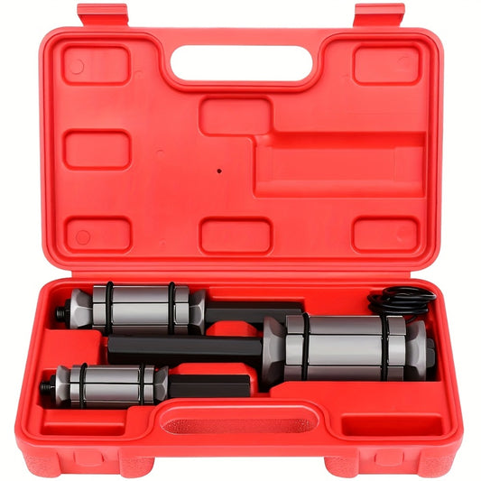 Pipe Expander Spreader Tool Set 3-Piece with 12 O-Rings – 1-1/8" to 3-1/2" Exhaust Muffler Silencer Repair Drop Forged Heat-Treated Steel for Car & Truck