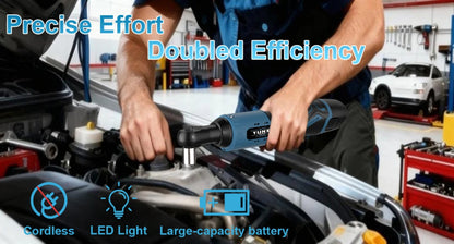 Power Tools YUNXI 12V Brushless Cordless Ratchet Wrench Kit with Batteries, Charger and Accessory Options