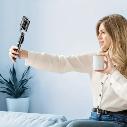 360° Rotating Selfie Stick Tripod 40 Inch Retractable Floor Stand with Wireless Remote & Anti-Shake Base – Professional Phone Tripod for TikTok Live, Travel Vlogging, Outdoor Filming, iPhone & Android