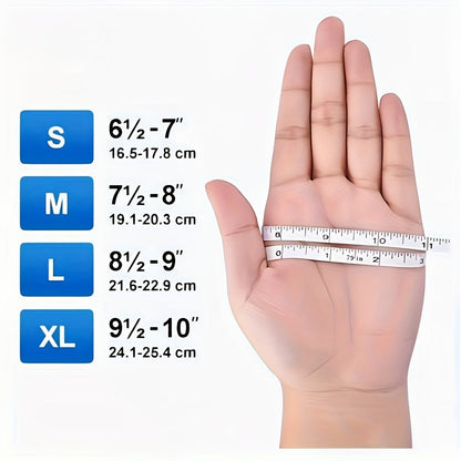 KLIZZA Blue Nitrile Disposable Gloves in 1000-Count Ten-Box Cases with Four Size Options from S to XL