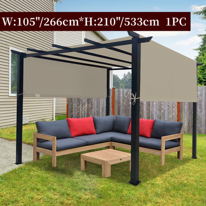 Pergola Replacement Canopy Panel in Eight Colors and Three Lengths for 24 Checkout Options