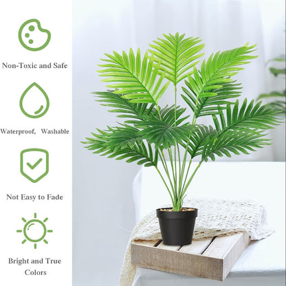 Realistic Artificial Plants 2pcs – Lifelike Fake Plant Decor for Indoor & Outdoor, Home, Wedding, Garden & Festival Celebrations, Elegant Faux Greenery Decoration Set