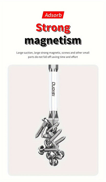 Six-Piece PH2 Magnetic Screwdriver Bit Set in 25, 50, 65, 70, 90 and 150 mm Lengths for Drills and Drivers
