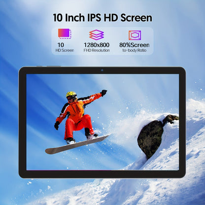 Android Tablet 10-Inch 2-in-1 with Android 14, 8GB Total RAM, 32GB Internal Storage and Keyboard Options