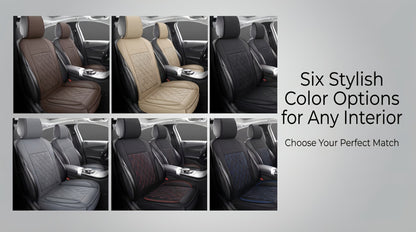 Car Seat Covers Front Pair with Full-Surround High-Back Design and Fifteen Color or Pattern Options