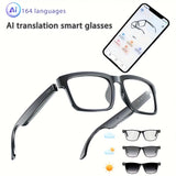 Black Frame Photochromic Glasses [Camera Not Included]