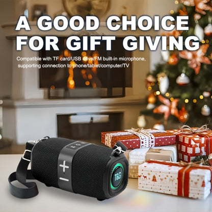 Bluetooth Speaker T&G TG667 Compact Shoulder-Strap Model with Bluetooth, USB, TF, FM and Type-C Charging