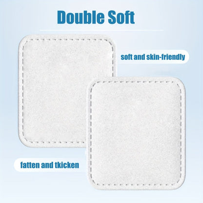 Disposable Square Cleansing Pads 200pcs (2 Boxes x 100) Extra Thick Soft Wet & Dry Facial Pads for Daily Skincare Makeup Removal — Lint-Free Beige-Friendly 2.76x2.36 inch