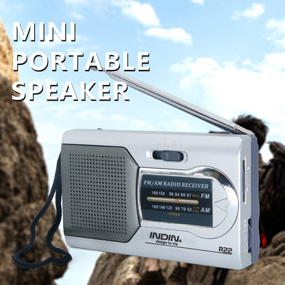 Portable AM FM Shortwave Radio with VFD Display, 21-Inch Antenna Long-Range Reception, AA Battery or DC Powered, Earphone Jack, for Emergency Preparedness Home Travel Seniors Camping