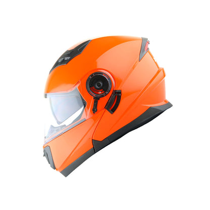 Motorcycle Modular Full Face Helmet Flip Up Dual Visor Sun Shield with Optional LED Tail Light 3 Modes Removable Washable Interior, Multiple Colors S M L XL — Modular901