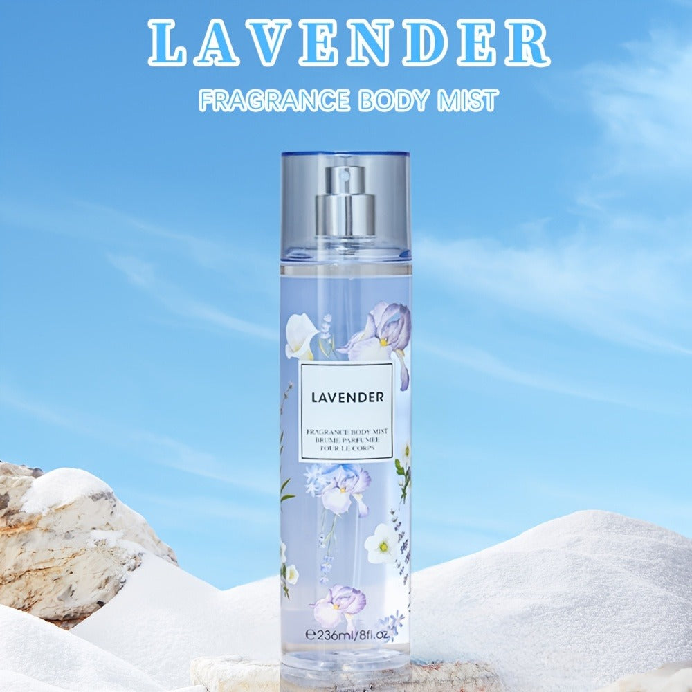 Floral and Fruit Body Mist Spray, 8 fl oz / 236ml in Fourteen Exact Scent Options for External Body Use