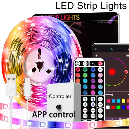 LED Strip Lights for Room Color Changing – 44-Key Remote, Dimmable, Timer, Cuttable, USB Powered | 16.4FT to 98.4FT | Bedroom, Gaming Room, Party & Holiday Decor