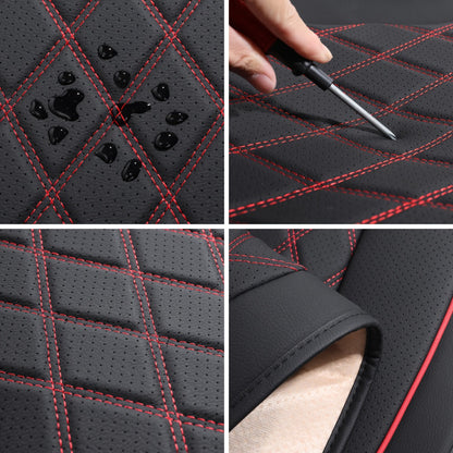Car Seat Covers Front Pair with Full-Surround High-Back Design and Fifteen Color or Pattern Options