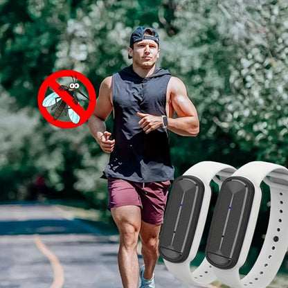 Ultrasonic Mosquito Repellent Bracelet 3-Pack – USB Rechargeable Intelligent Bug Repellent Wristband for Camping, Outdoor, Hiking & Travel, Waterproof Mosquito Control Bracelet for Adults & Kids