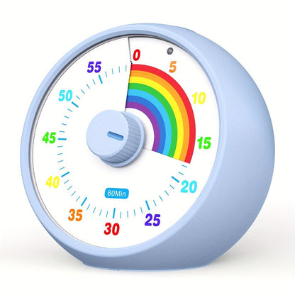 Visual Countdown Timer 60 Minute – Silent Operation Time Management Clock for Classroom, Office, Kitchen & Desktop, Multiple Colors Available