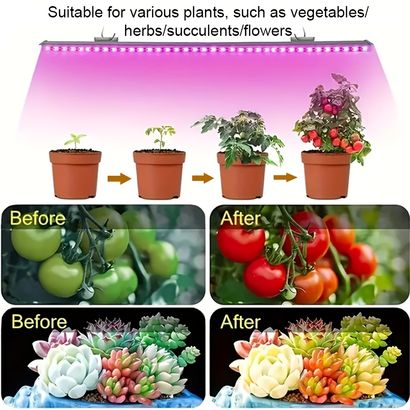 LED Grow Light Strip 16.4 FT Full Spectrum – USB 5V Cuttable Plant Light for Under Cabinet, Indoor Plants, Bonsai, Succulents & Hydroponics, Low Voltage Safe, 1pc or 2pcs