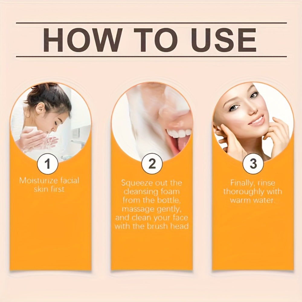 Two-Piece Turmeric and Kojic Acid Facial Cleanser Set in 3.38 oz Travel-Size Tubes for Daily Skin Care