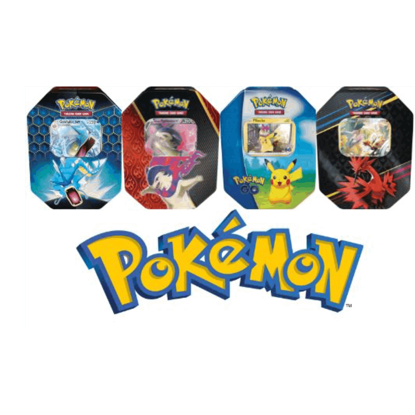 Trading Card Game 200-Card Assortment from Multiple Sets with Random-Design Collector Tin for Ages 6 and Up