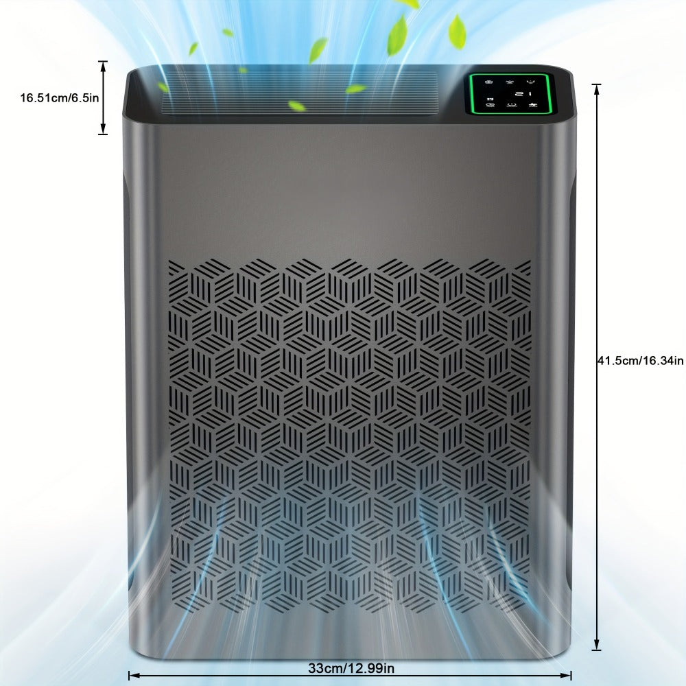 Air Purifier for Large Room with PM2.5 Display Auto Mode Timer HEPA Filter Removes Dust Smoke Pollen Odor for Home Office Living Room Bedroom