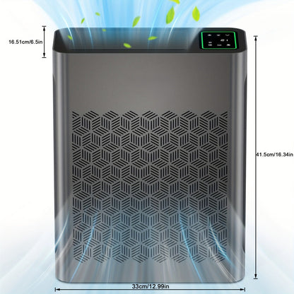 Air Purifier for Large Room with PM2.5 Display Auto Mode Timer HEPA Filter Removes Dust Smoke Pollen Odor for Home Office Living Room Bedroom