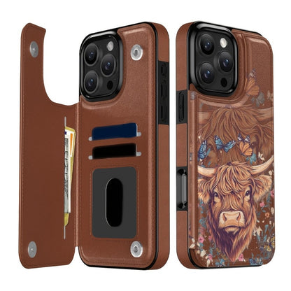 Wallet iPhone Case Floral Flower Butterfly Flip Cover with Kickstand for iPhone 16 Pro Max 16 Pro 16 Plus 16 15 Pro Max 15 Pro 15 Plus 15 14 Pro Max 14 Pro 14 Plus 14 13 Pro Max 13 Pro 13 12 Pro Max 12 Pro 12