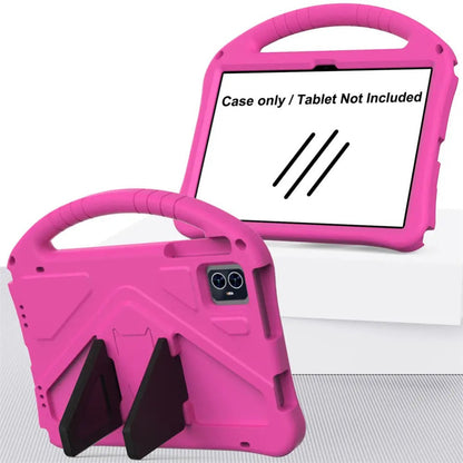 T-Mobile Revvl Tab 2 Case with Handle and Stand - Shockproof EVA PC Hybrid Shell, Heavy-Duty Kids Tablet Cover for Revvl Tab 2 5G 10.1 Inch 2025, Multi-Color: Black Blue Green Purple Red Rose