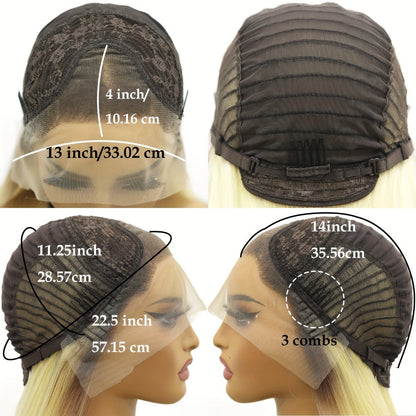 Body Wave Lace Front Wig Synthetic Glueless Heavy Density 26-34 Inch | Dark Brown Red Orange-Red Black Long Wavy Women Daily Wear Party Cosplay