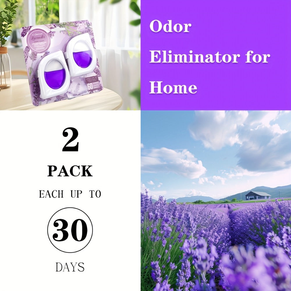Compact Air Freshener Cups in Six Scents, Available in 2, 6 or 12 Packs for Closets, Bathrooms and Small Spaces